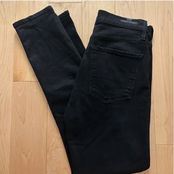 EUC- Citizens of Humanity 'Olivia' Black High Rise Slim Ankle Jeans (26) - Picture 3 of 12